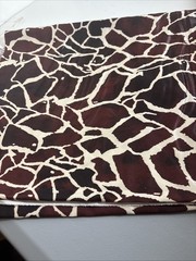 Animal Print Polyester Fabric One Yard – 58/60″ Wide Brown & White
