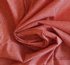 General Fabrics Cotton Quilt Fabric MINI STARS DOTS on RED 45″W x 3⅓ Yards