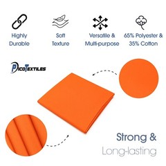 Orange Poly Cotton Twill Fabric – 60″ Wide – Sold by the Yard & Bolt