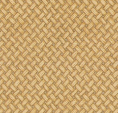 MULBERRY CURTAIN/UPHOLSTERY FABRIC DESIGN Basketweave 5.9 METRES OCHRE COTTON