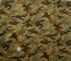 Camouflage Fabric 1.85 METRES Camo Quilters Cotton Khaki