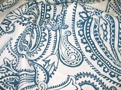 10 YDS LEE JOFA GROUNDWORKS PAISLEY FLOCK LINEN ITALY UPHOLSTERY FABRIC FOR LESS