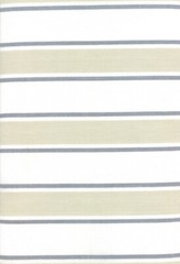 18″ Rock Pool Tan Striped Toweling Tea Towels by Moda Half Yard 992 255