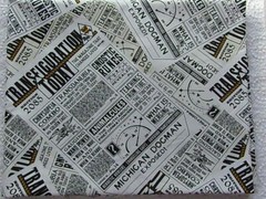 RARE & OOP Camelot Fabrics Fantastic Beasts TRANSFIGURATION TODAY NEWS PAPER