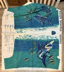 Boxer Shorts Fabric Panel Sharks Boxer Bonanza Pattern M – XL
