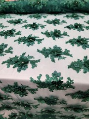 “Black Brocade Fabric with Textured Jacquard and Shimmer – Sold by the Yard”