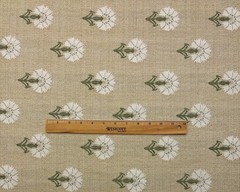 BALLARD DESIGNS MONTROSE TAUPE BEIGE SUNBRELLA FLORAL FABRIC BY THE YARD 54″W