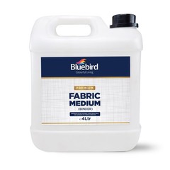 BLUEBIRD Fabric Medium 135.2 Fl Oz Textile Binder for Fabric Painting & Printing