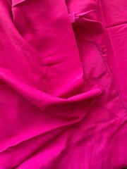 Pink Rose Drapey Fabric 110×61 Soft Lightweight 3 Yards Dressmaking Material