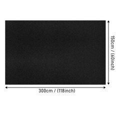 3MM 118″x60″ Flat Knit Headliner Fabric with Foam Backing for Car Roof Lining