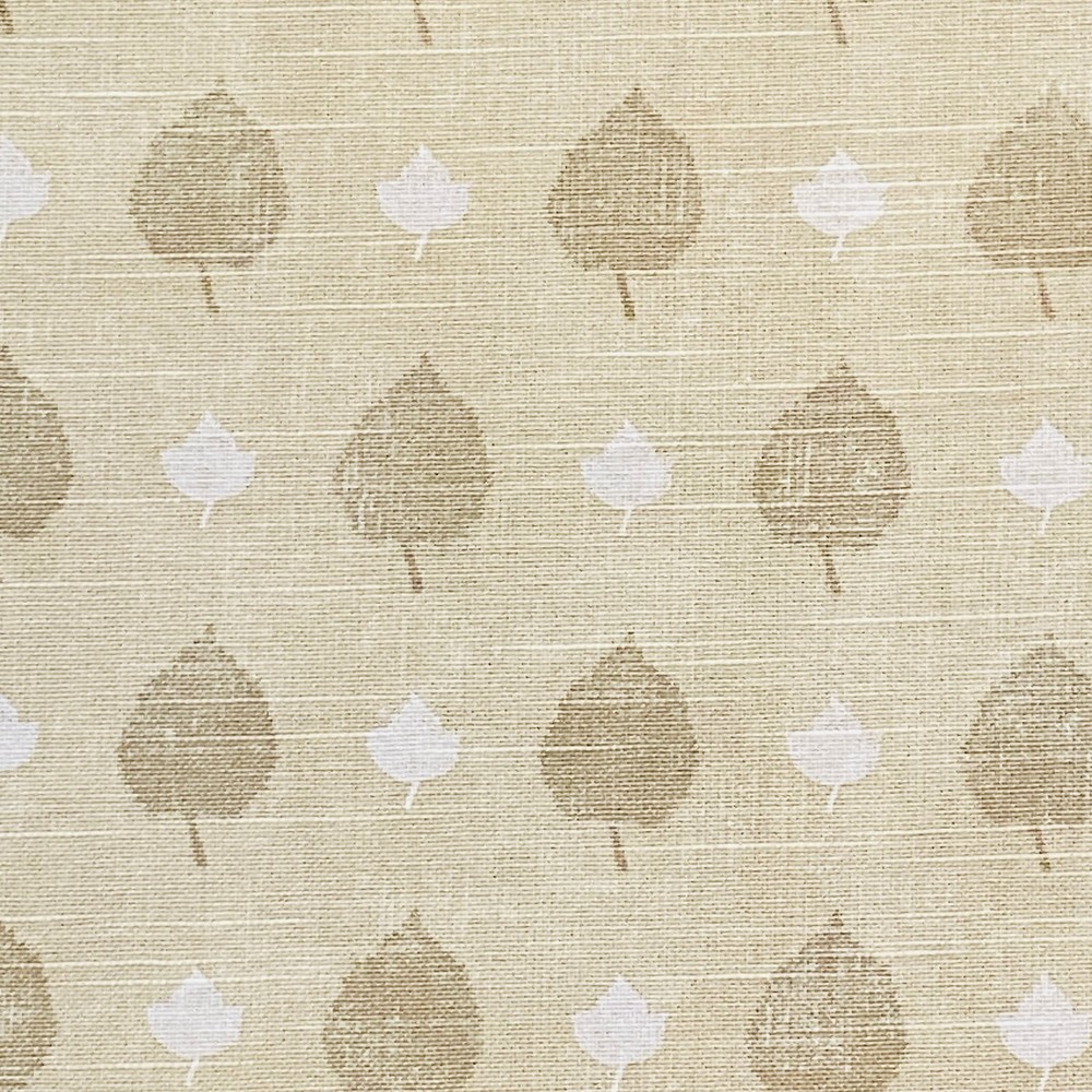 BTY Taupe Beige Leaf Stripe Interior Upholstery Fabric