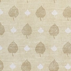 BTY Taupe Beige Leaf Stripe Interior Upholstery Fabric