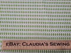 Fruit Stand BTY Anne Tavoletti P&B Textiles Boutique Small Green Argyle