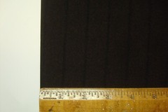 3 yds Warshaw 80% Wool Fabric 20 oz Coat Jacket Chocolate Brown stripe 60″w BTP