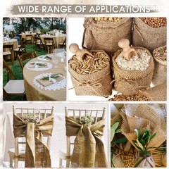 Burlap Fabric – Garden Burlap Fabric Roll Natural Jute Outdoor Fabric Burlap Wee