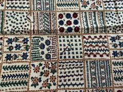 OOP Hoffman International Fabrics ~ “Country Stitches” Embroidery ~ FAT QUARTER