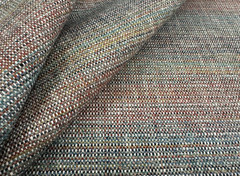 Clarke & Clarke Mingled Striped Fabric- Gabrielle / Kingfisher 2.65 yds F1387/01
