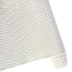 ONEART | Mirrored Glossy Faux Leather Roll 12″×54″ Snake Skin Embossed Synthe…