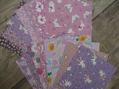 130+ REPRODUCTION 1930’S 4″ INCH FABRICS ALL DIFFERENT 100% COTTON