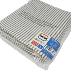 44/45″ 100% Cotton Woven Ticking Stripe Blue – 5 Yard Precut