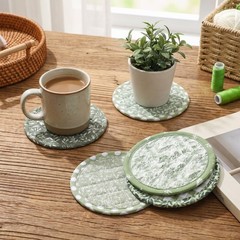 20 Pcs 10”x10” Sage Green Quilting Fabric Square Greenery Precuts Quilted F…