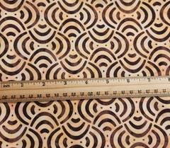 Quilt Fabric Adagio Circles Brown by Dan Morris QT Designs 1 yd X 44″ WOF