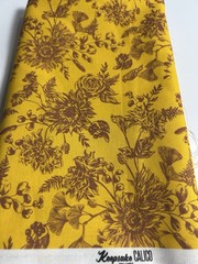 Cotton Precut Fabric 44″ Wide 1 1/2 Yards Golden Yellow Wheat Colored Old Stock