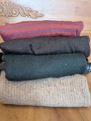 4 pc Wool Yak Sweaters Cutter DIY Repair Materials 2 lb 6 oz