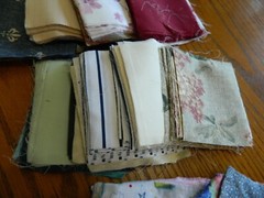 L-24 LARGE LOT OF CUT COTTON QUILTING SQUARES