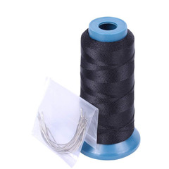 Hair Weaving Thread with C/J/I/T Needles 1500 13 Count (Pack of 1), Black