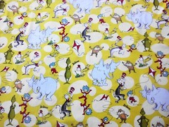 Robert Kaufman Dr Suess CELEBRATE Cotton Fabric 56.5×43