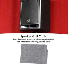 59.06 X 19.69in Speaker Grill Cloth Dust Resistant Scratchproof Protective PIDF