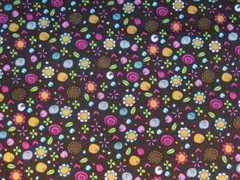 Fabric FLOWER COTTON JO ANN 43″x 37″ BTY no:365