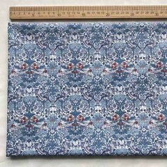 William Morris Strawberry Thief Painted Cotton Fabric for Sewing DIY BTHY 57″