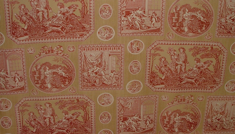 Marvic Textiles Toile Fabric 5.7 Metres Cornelia Curtain Upholstery Cushion