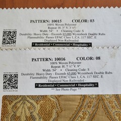 Heavy Duty Fabric Samples 100% woven Polyester Crafting Upcycling Bag Making etc