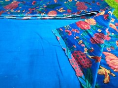 Indian Velvet Fabric Sewing Dress Material Yellow Tiger Tunic Top Material Yard