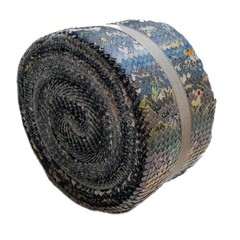 40 PCS Floral Jelly Roll Fabric Cotton PreCut Strips 2.5×44 Inch For Quilting