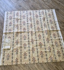 Vintage GREEFF Fabric Sample Kennebunkport 36 In x 33 In Screen Print Cotton