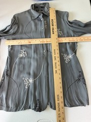 3 Piece Silk Fabric Lot Upcycle Sewing Craft Repurpose Textile AS IS