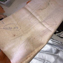 Leather Suede Fabric Lot Yardage Scraps Crafts Sewing Repair Cowhide Material