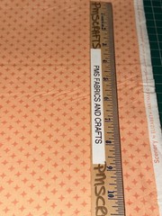 MODA SCENERY 100% USA cotton fabric by the yard called Cantaloupe Peach 51275 19