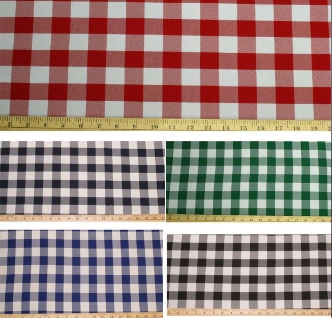 Checkered Fabric 60″ Wide Gingham Buffalo Check Tablecloth Fabric By Yard decor