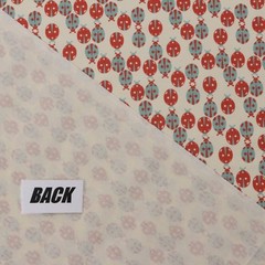 PREMIER PRINTS LADYBUG FORMICA RED BLUE INSECTS NOVELTY FABRIC 6.5 YARDS 54″W