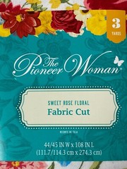 Pioneer Woman 3 Yard Fabric Floral, Birds, Paisley Choose Pattern 44/45″ x 108″