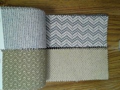 Fabric Sample Book Swatches – Blues, Greens 7.5″ x 3.5″ – 61 pcs. Stripes Checks