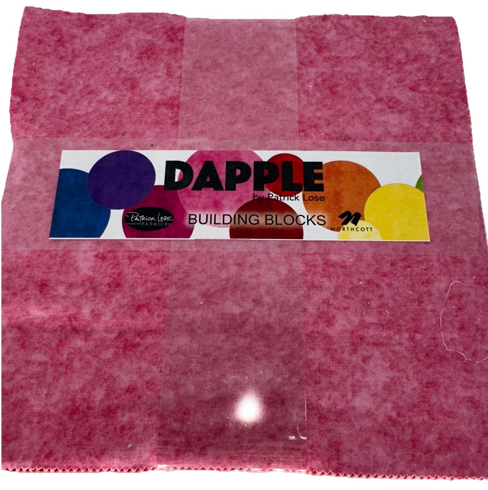 Northcott Quilt Fabric Dapple Building Blocks Layer Cake 42 Piece Assorted 10”