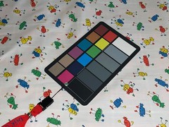 By 1/2 Yd Vintage Dancing Candy Cotton Fabric Children’s Red Yellow Blue Green
