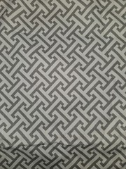 PKL STUDIO Home Decor FABRIC Cotton Cross Section, Gray Off White 4 Yards X 55″W