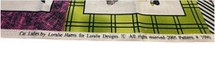 Cat Ladies 2005 Loralie Harris for Loralie Designs Cotton Fabric Panel 23″ x 43″